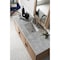 James Martin Vanities Portland 60in Single Vanity Whitewashed Walnut w/ 3 CM Carrara Marble Top 620-V60S-WW-3CAR - alternate 2
